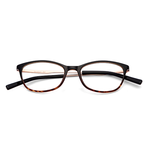 Lenskart Air Online Black Full Rim Cat Eye left side