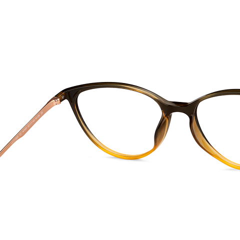 Lenskart Air Online Dark Brown Full Rim Cat Eye right side