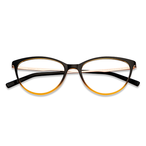 Lenskart Air Online Dark Brown Full Rim Cat Eye left side
