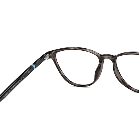 Lenskart Air Online Grey Black Full Rim Cat Eye right side