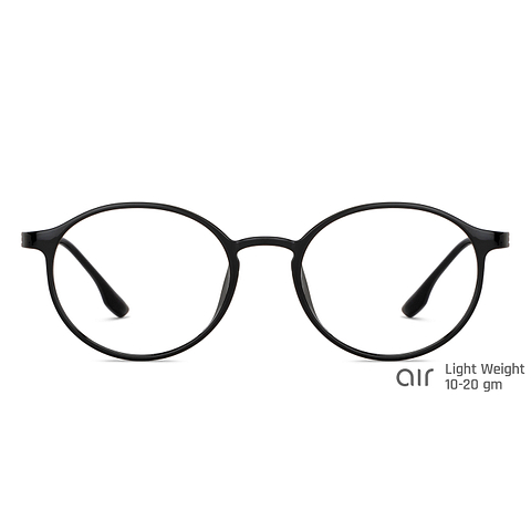 Lenskart Air Online Black Full Rim Round left side