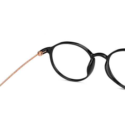 Lenskart Air Online Black Full Rim Round right side