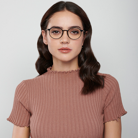 Lenskart Air Online Black Full Rim Round right side