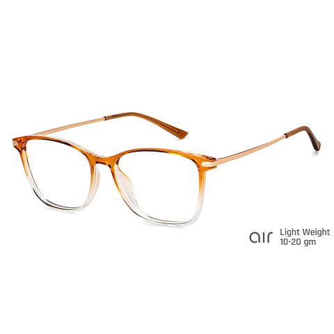 Lenskart Air Online Brown Transparent Full Rim Square right side