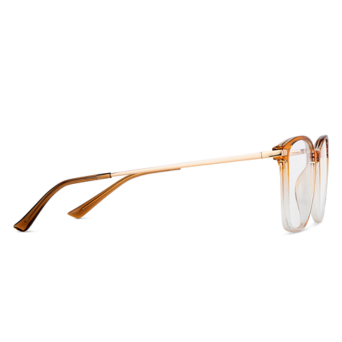 Lenskart Air Online Brown Transparent Full Rim Square left side