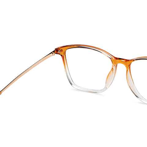 Lenskart Air Online Brown Transparent Full Rim Square right side