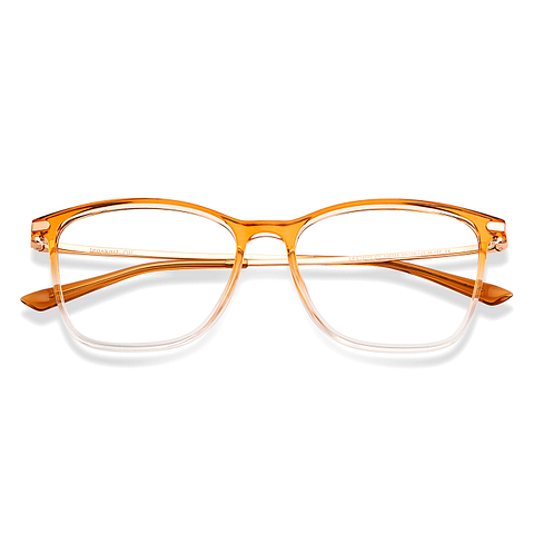 Lenskart Air Online Brown Transparent Full Rim Square left side