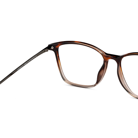 Lenskart Air Online Brown Tortoise Full Rim Rectangle right side