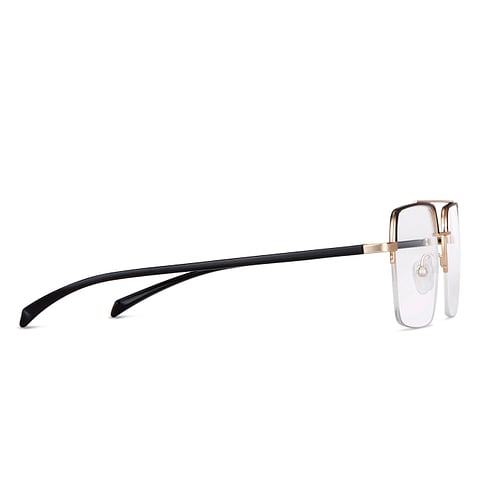 Lenskart Air Online Black Half Rim Square left side
