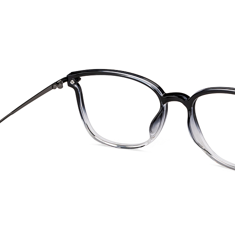 Lenskart Air Online Black Transparent Full Rim Cat Eye right side Lenskart Air Online Black Transparent Full Rim Cat Eye right side