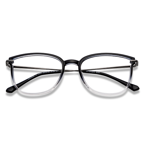 Lenskart Air Online Black Transparent Full Rim Cat Eye left side Lenskart Air Online Black Transparent Full Rim Cat Eye left side