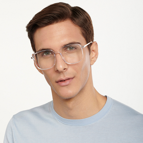 Lenskart Air Online Transparent Full Rim Square right side