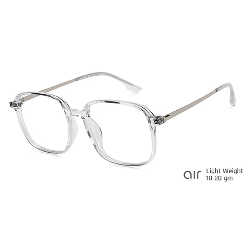 Lenskart Air Online Transparent Full Rim Square right side