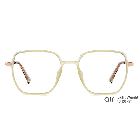 Lenskart Air Online Crystal Transparent Full Rim Hexagonal right side