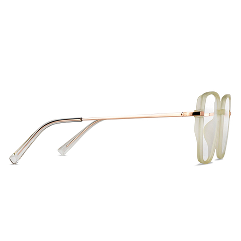Lenskart Air Online Crystal Transparent Full Rim Hexagonal left side