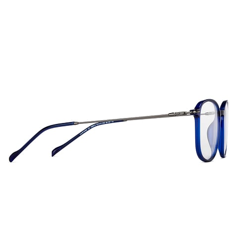 Lenskart Air Online Blue Transparent Full Rim Square left side