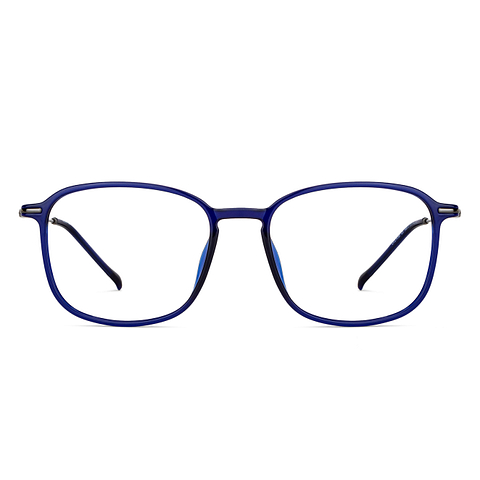 Lenskart Air Online Blue Transparent Full Rim Square left side