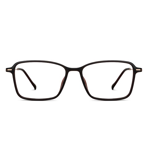 Lenskart Air Online Light Brown Full Rim Rectangle left side