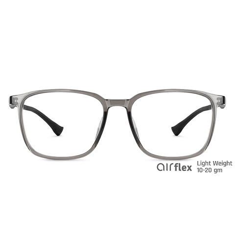 Lenskart Air Online Gray Transparent Full Rim Square right side