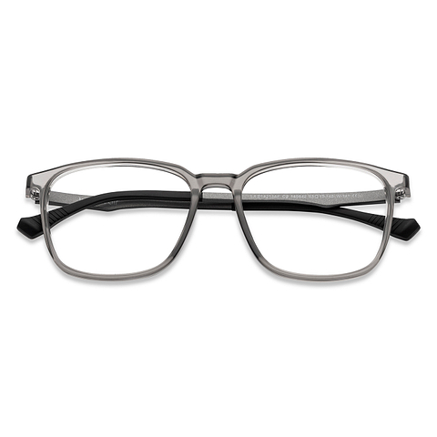 Lenskart Air Online Gray Transparent Full Rim Square left side
