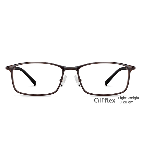 Lenskart Air Online Gray Transparent Full Rim Rectangle right side