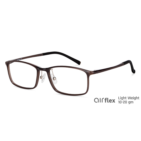 Lenskart Air Online Gray Transparent Full Rim Rectangle left side