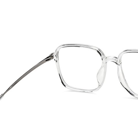 Lenskart Air Online Crystal Transparent Full Rim Square right side