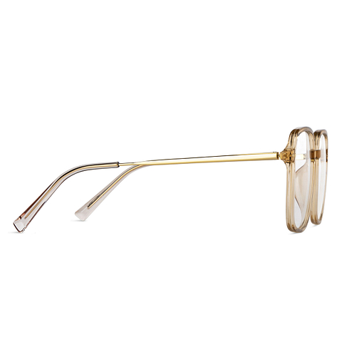 Lenskart Air Online Brown Transparent Full Rim Square right side