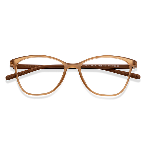 Lenskart Air Online Brown Full Rim Rectangle left side