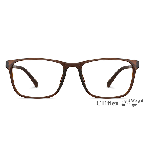 Lenskart Air Online Brown Full Rim Rectangle left side