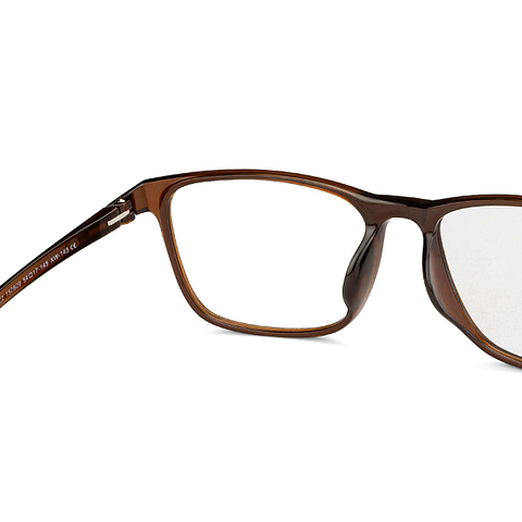 Lenskart Air Online Brown Full Rim Rectangle right side