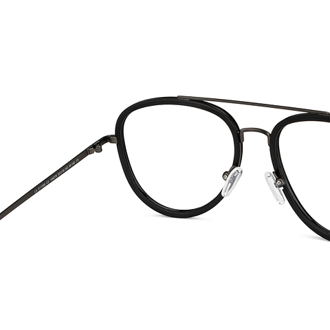 Lenskart Air Online Black Full Rim Aviator right side