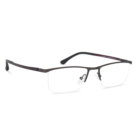 Lenskart Air Online Light Gray Half Rim Rectangle left side