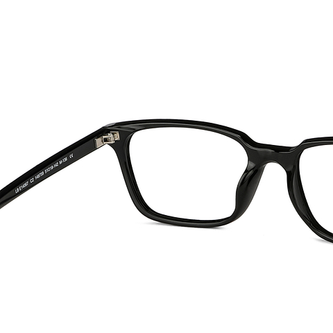 Lenskart BLU Screen Glasses Blue Block Zero Power Screen Glasses: Grey Full Rim Rectangle Lenskart BLU LB E14067-C2 right side