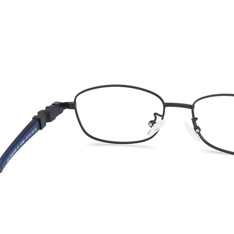 Hooper Online Black Full Rim Rectangle left side