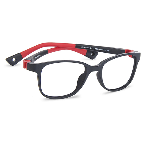 Hooper online Matte Black Full Rim Rectangle left side