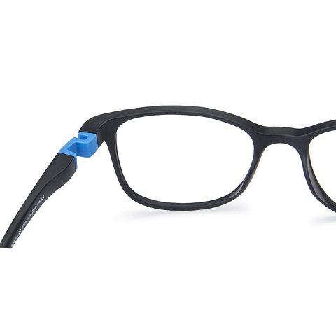 Hooper Online Black Full Rim Rectangle left side
