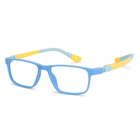 Hooper online Matte Sky Blue Full Rim Rectangle right side