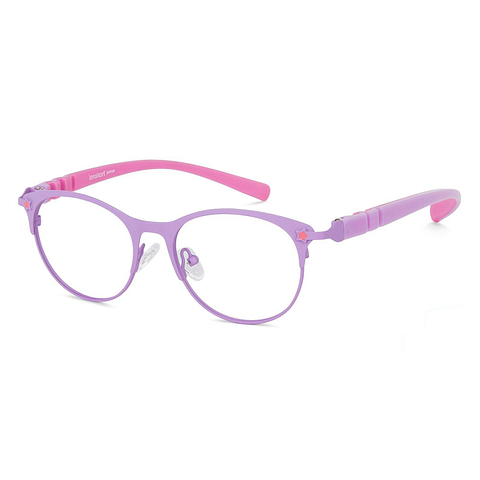 Hooper Online Purple Full Rim Cat Eye left side