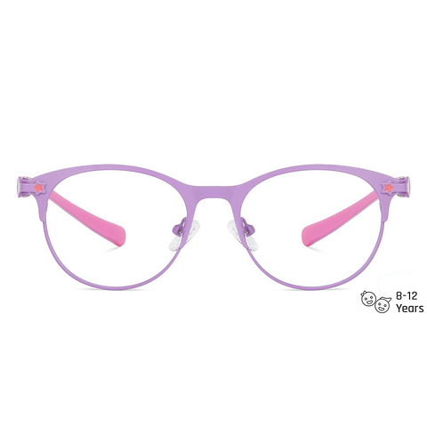 Hooper Online Purple Full Rim Cat Eye left side