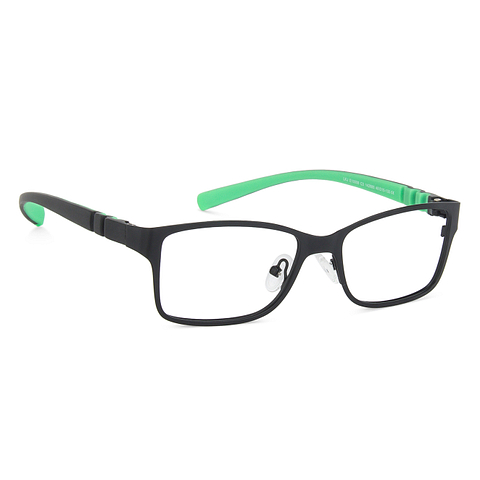Hooper Online Black Full Rim Rectangle left side