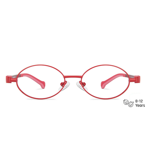 Hooper online Red Full Rim Oval left side