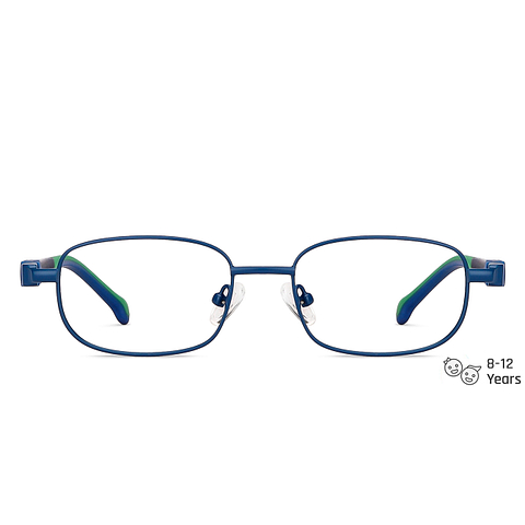 Hooper Online Sky Blue Full Rim Rectangle left side