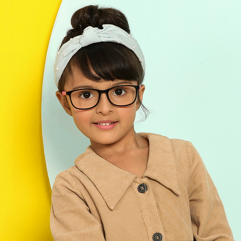 Hooper Online Black Full Rim Rectangle left side