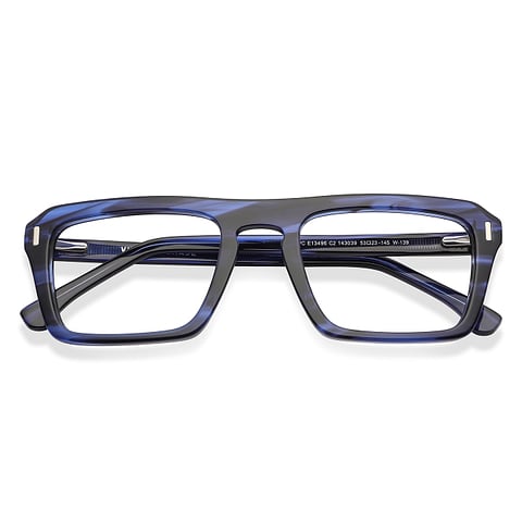 Vincent Chase Online Blue Transparent Full Rim Rectangle left side