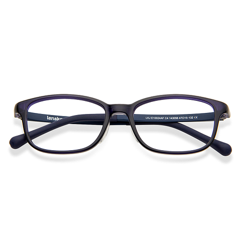 Hooper Online Sky Blue Full Rim Rectangle left side