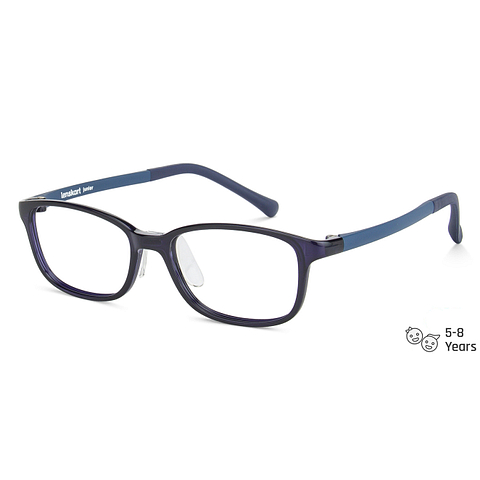 Hooper Online Sky Blue Full Rim Rectangle left side
