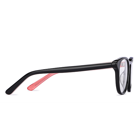 Hooper Online Black Full Rim Round left side