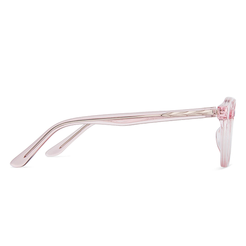 Hooper Online Pink Transparent Full Rim Round right side