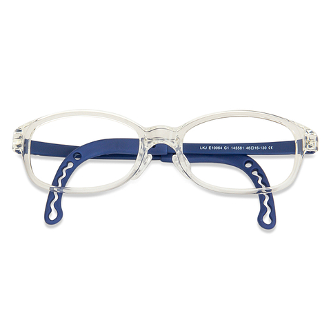 Hooper Online Crystal Transparent Full Rim Rectangle left side